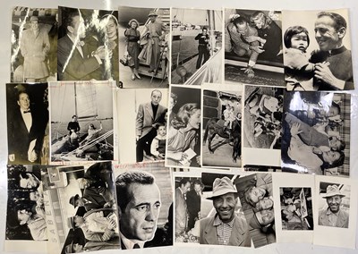 Lot 250 - HUMPHREY BOGART - COLLECTION OF PRESS PHOTOGRAPHS.
