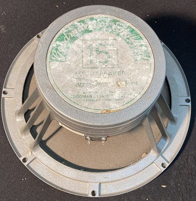 Lot 26 - Speakers - Pair of Goodmans 15" Speakers - 26