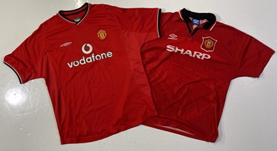 Lot 317 - MANCHESTER UNITED FOOTBALL SHIRTS.