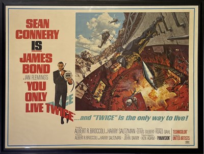 Lot 170 - JAMES BOND - YOU ONLY LIVE TWICE (1967) - US DRIVE-IN POSTER.