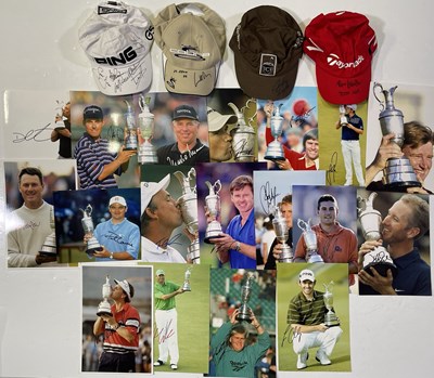 Lot 295 - GOLF - SIGNED MEMORABILIA INC CAPS.
