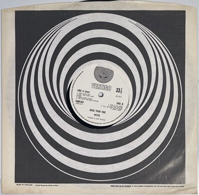 Lot 70 - PATTO - HOLD YOUR FIRE LP (UK FIRST - SWIRL - VERTIGO 6360 032)