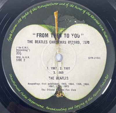 Lot 72 - THE BEATLES - FROM THEN TO YOU LP (ORIGINAL UK PRESSING - LYN 2153/2154)