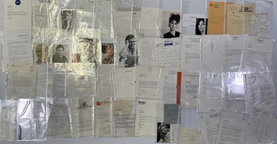 Lot 226 - TV STARS - SIGNED LETTERS/PHOTOS AUTOGRAPHS.