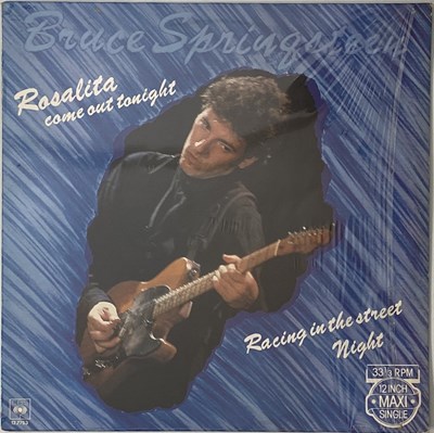 Lot 8 - BRUCE SPRINGSTEEN - ROSALITA (COME OUT TONIGHT) 12" MAXI (COMPLETE ORIGINAL EU COPY WITH POSTER - CBS 12.7753)