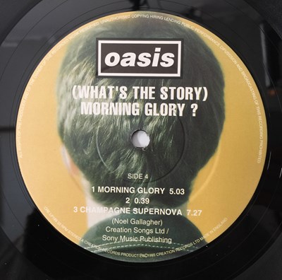 Lot 17 - OASIS - (WHAT'S THE STORY) MORNING GLORY? LP (ORIGINAL UK COPY - CREATION CRE LP 189)