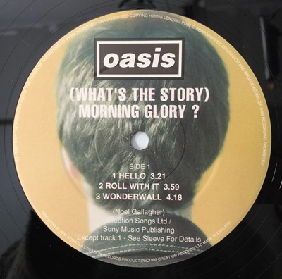 Lot 17 - OASIS - (WHAT'S THE STORY) MORNING GLORY? LP (ORIGINAL UK COPY - CREATION CRE LP 189)