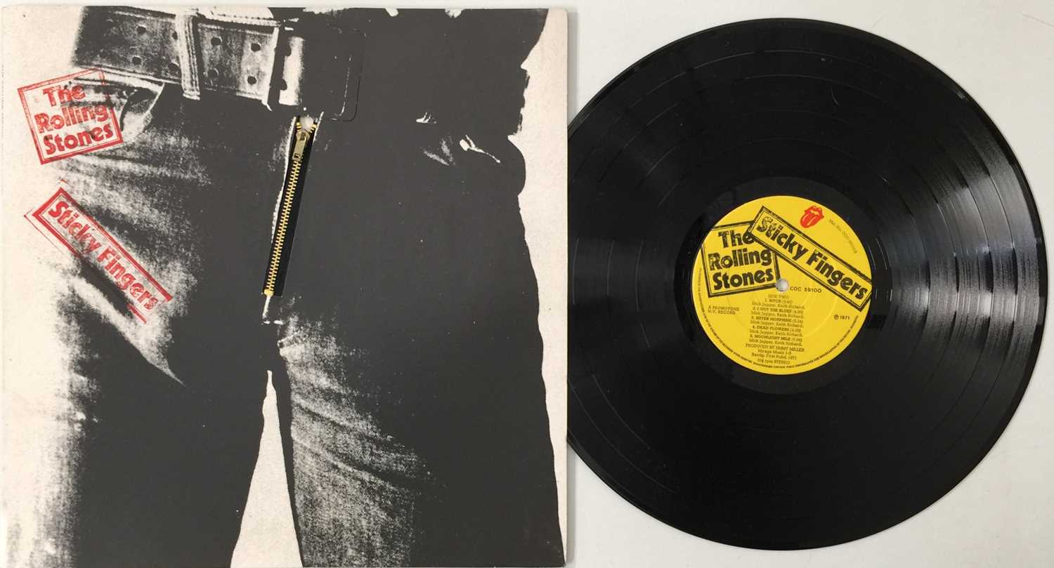 Lot 20 - THE ROLLING STONES - STICKY FINGERS LP (GATEFOLD ORIGINAL UK PRESSING - COC 59100)
