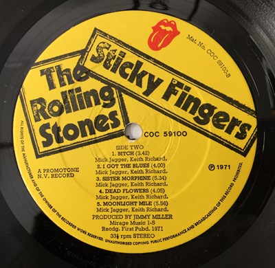 Lot 20 - THE ROLLING STONES - STICKY FINGERS LP (GATEFOLD ORIGINAL UK PRESSING - COC 59100)