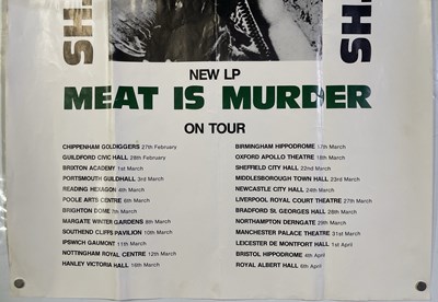 Lot 346 - THE SMITHS - ORIGINAL 1985 MEAT IS MURDER TOUR POSTER.