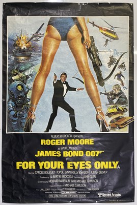Lot 172 - JAMES BOND - FOR YOUR EYES ONLY (1981) ORIGINAL UK BILLBOARD POSTER.