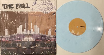 Lot 90 - THE FALL - THE REAL NEW FALL LP FORMERLY 'COUNTRY ON THE CLICK' LP (US BLUE MARBLED VINYL - NARNACK RECORDS - NCK 7013)
