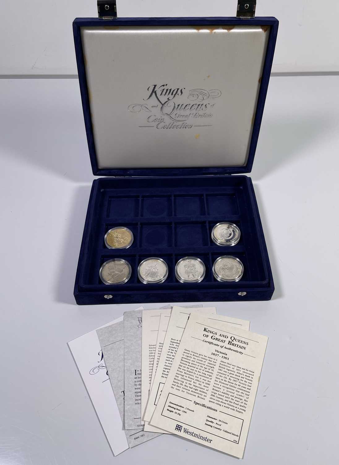 Lot 29 - KINGS AND QUEENS OF GREAT BRITAIN PARTIAL COIN COLLECTION.