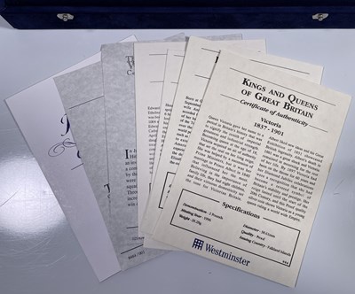 Lot 29 - KINGS AND QUEENS OF GREAT BRITAIN PARTIAL COIN COLLECTION.