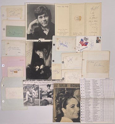 Lot 157 - US FILM STARS OF THE 20TH C - AUTOGRAPH COLLECTION.