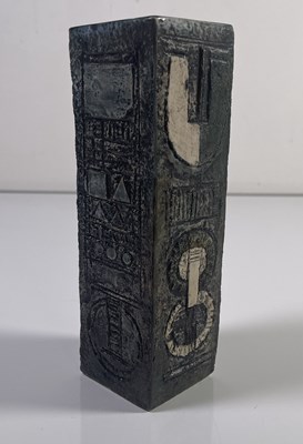 Lot 32 - TROIKA - RECTANGULAR VASE BY ANNE LEWIS.