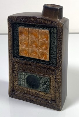 Lot 36 - TROIKA - CHIMNEY VASE - DECORATED BY M MURRELL.