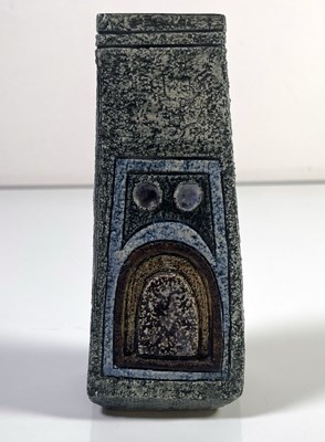 Lot 37 - TROIKA - COFFIN VASE PAINTED BY JANE FITZGERALD.