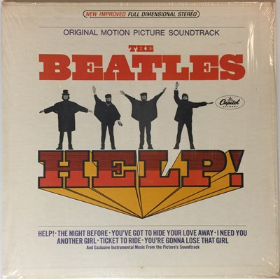 Lot 18 - THE BEATLES - HELP! LP (ORIGINAL US STEREO PRESSING - CAPITOL SMAS 2386 - SUPERB COPY)