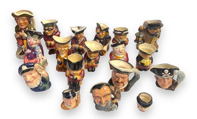 Lot 56 - TOBY JUGS.