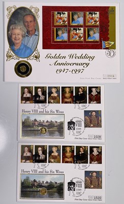 Lot 69 - 24CT GOLD COIN COVERS.