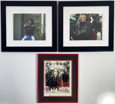 Lot 2280142 - FRAMED AND SIGNED FILM AND MUSIC ITEMS - BEN STILLER / OWEN WILSON / GARBAGE.