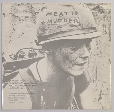 Lot 163 - THE SMITHS - MEAT IS MURDER LP (ORIGINAL UK WHITE LABEL TEST PRESSING - ROUGH 81)