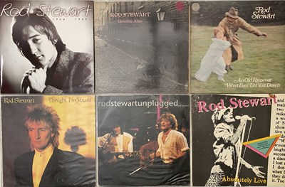 Lot 120 - ROD STEWART & RELATED - LPs