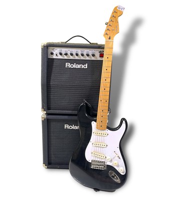 Lot 44 - FENDER SQUIRE JAPANESE STRATOCASTER.