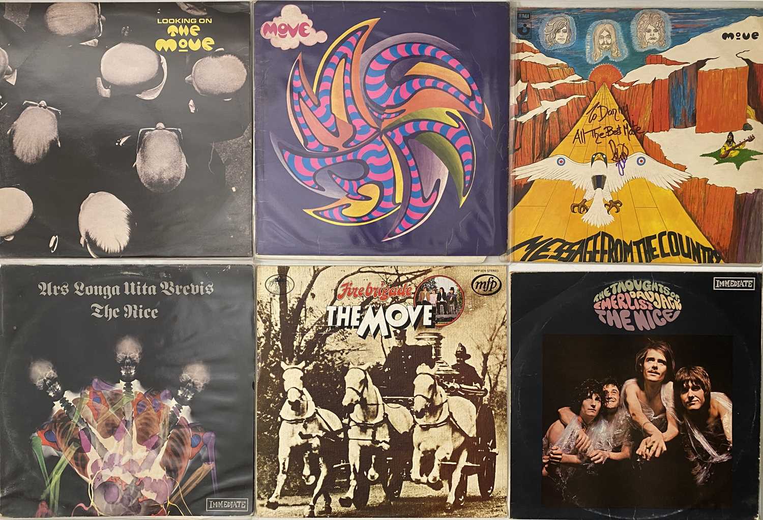 Lot 95 - THE MOVE/THE NICE - LP COLLECTION