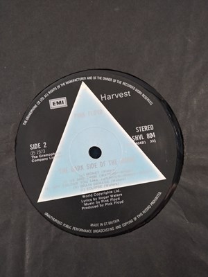 Lot 1153 - PINK FLOYD - DARK SIDE OF THE MOON LP (SHVL 804 - ORIGINAL UK 'SOLID BLUE' COPY)