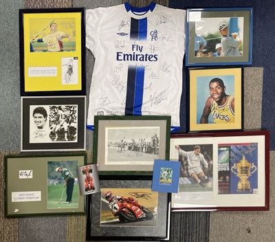 Lot 343 - SPORTING AUTOGRAPHS  INC SCHUMACHER.