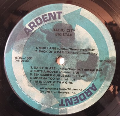 Lot 134 - Big Star - Radio City LP (ADS-1501)