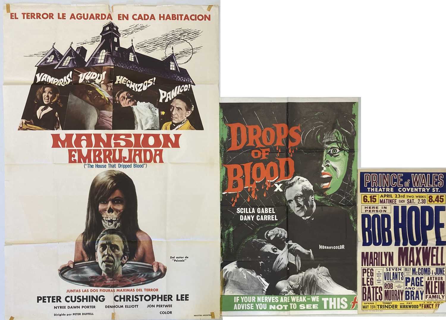 Lot 21 - FILM POSTERS INC SPANISH HORROR
