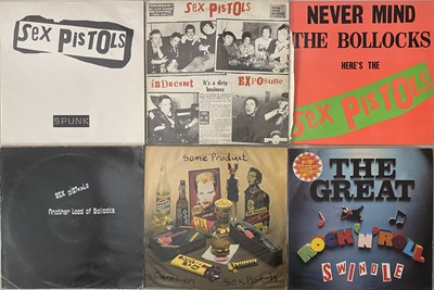 Lot 256 - THE SEX PISTOLS / RELATED - LP PACK