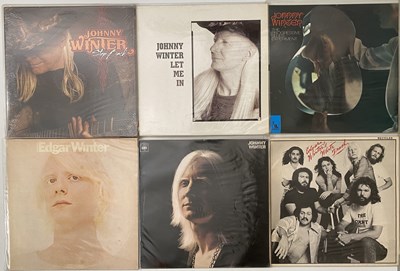 Lot 396 - JOHNNY/ EDGAR WINTER - LP PACK