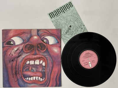 Lot 384 - KING CRIMSON - IN THE COURT OF THE CRIMSON KING LP (ORIGINAL PRESSING - ILPS-9111 - GREG LAKE SIGNED)