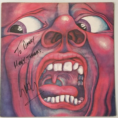 Lot 384 - KING CRIMSON - IN THE COURT OF THE CRIMSON KING LP (ORIGINAL PRESSING - ILPS-9111 - GREG LAKE SIGNED)