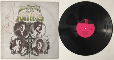 Lot 420 - THE KINKS - SOMETHING ELSE BY THE KINKS LP (ORIGINAL UK MONO COPY SIGNED BY RAY DAVIES - PYE NPL 18193)