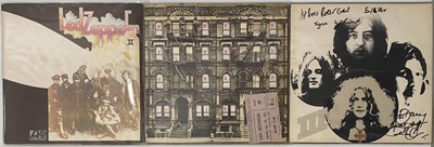 Lot 548 - LED ZEPPELIN - LP BUNDLE (INCLUDING ROBERT PLANT SIGNED)