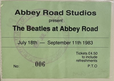 Lot 417 - BEATLES INTEREST - ABBEY ROAD 1983 EXHBITION PHOTOS.