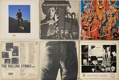 Lot 705 - HENDRIX / BEATLES / STONES / PINK FLOYD - LP PACK