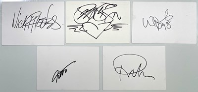 Lot 468 - DURAN DURAN - SIGNED PAGES.