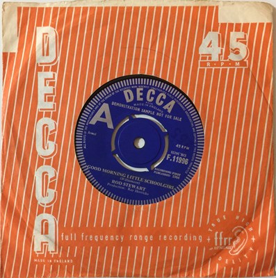 Lot 15 - ROD STEWART - GOOD MORNING LITTLE SCHOOLGIRL 7'' (ORIGINAL UK DEMO COPY - DECCA F 11996)