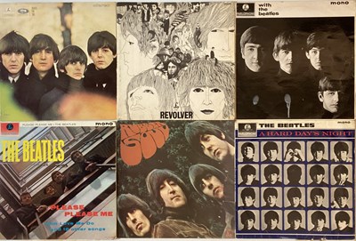 Lot 62 - THE BEATLES - STUDIO LPs (INCLUDING 1ST MONO SLEEVE PLEASE PLEASE ME)