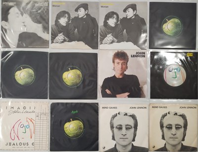 Lot 1095 - JOHN LENNON/ YOKO ONO - 7" COLLECTION (UK PRESSINGS)
