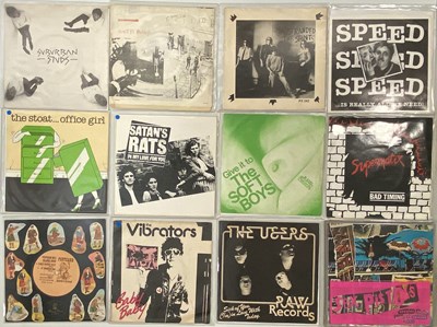 Lot 1232 - CLASSIC PUNK / NEW WAVE - 7" COLLECTION (INC DIY / KBD RARITIES)