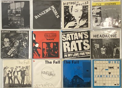 Lot 1233 - CLASSIC PUNK / NEW WAVE - 7" COLLECTION (INC DIY / KBD RARITIES)