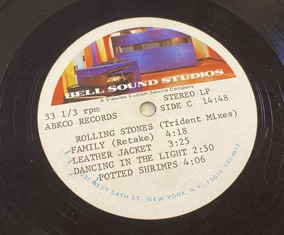 Lot 295 - THE ROLLING STONES - BELL SOUND STUDIOS ACETATE LPs (FOR ABKCO RECORDS)