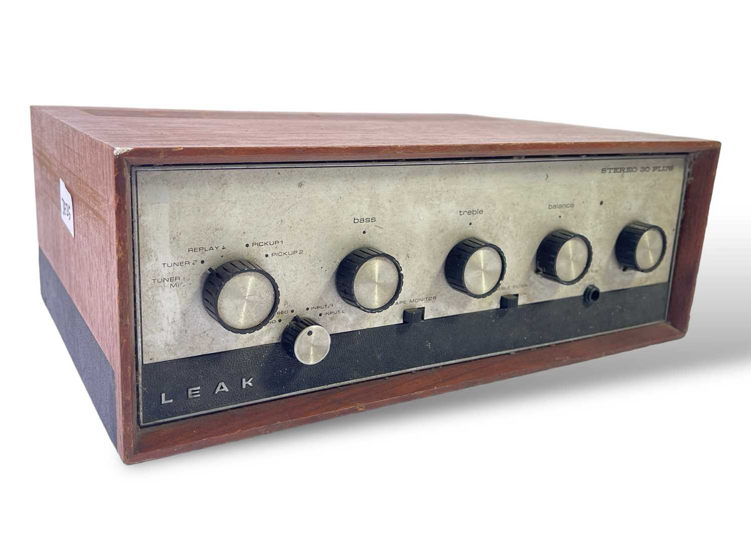Lot 51 - JOHN'S EQUIPMENT - A VINTAGE LEAK STEREO 30 PLUS AMPLIFIER.